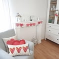 thumbnail image 2 of Valentines Day Pillow Covers 12x20 Heart Decor Pillow Covers Valentines Day Pillows Winter Holiday Pillow Covers 12x20 Outdoor Pillowcase for Home Decor 16B, 2 of 6