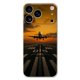 thumbnail image 1 of For iPhone 17 Pro Max Case Airplane Pattern Printing Straight Edge TPU Phone Back Cover -, 1 of 5