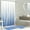 Blue, variant on FRAMICS 15-Piece Ombre Brown Bathroom Sets with Shower Curtain and Rugs, Waterproof Fabric Striped Gradient Shower Curtain Sets, 72" x 72"