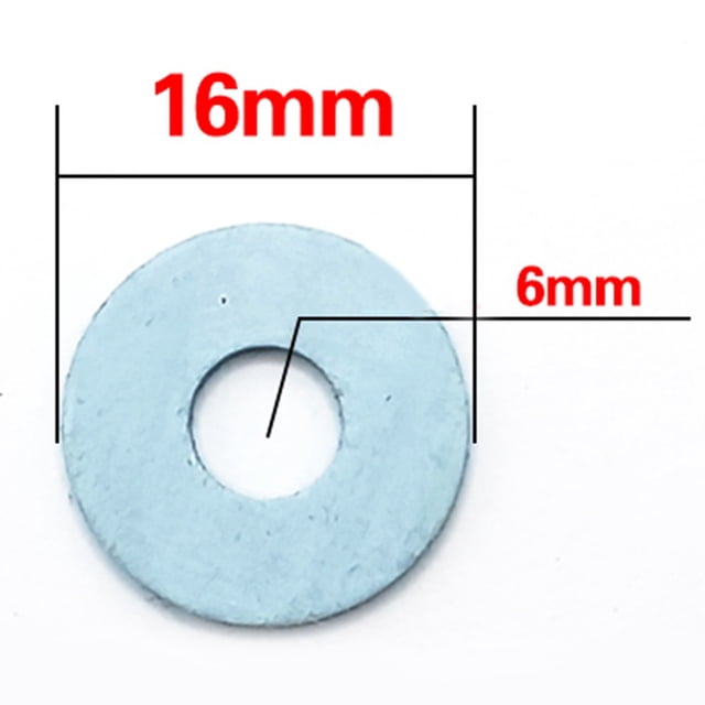 5 Pcs/Lot Thick Tow Washer Disc Plate Oil Resistant Aramid Fiberboard Force Relief Friction Plate Baitcast Reel Refit Accessory