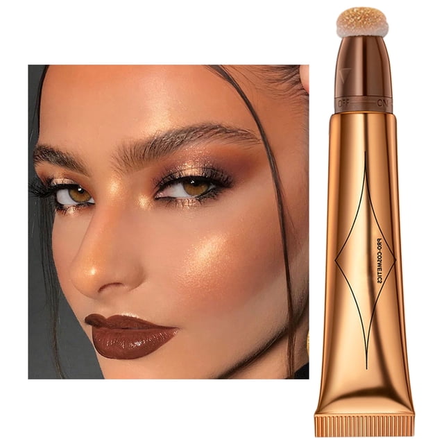 Multi Functional Makeup Pen Highlighter Volume Pearl Fine Natural Brighten Face Makeup Face Foundation For Cheeks And Lips, Makeup White Blusher
