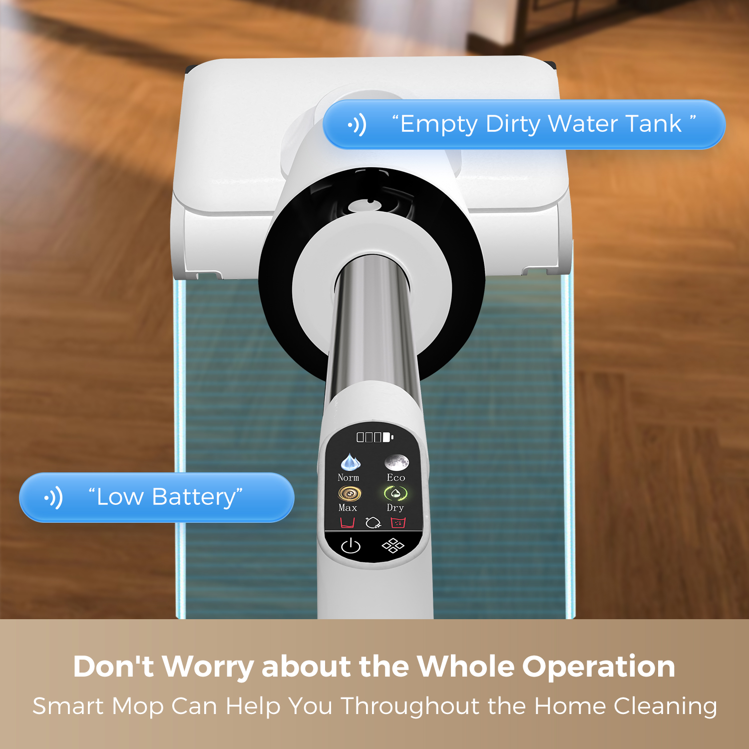 HABIUBIU Wet Dry Vacuum Cleaner for Carpet Hardwood, Edge Cleaning, Self-Cleaning Floor Washer with 45 Min Runtime