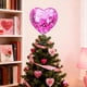 thumbnail image 5 of Heart Shaped Christmas Tree Topper Ornament Spring Base Foam Decoration for Valentines Day Home Decor 1-Piece, 5 of 9