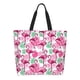 thumbnail image 1 of Balery Flamingo Bolsa Tote Estilo Estético con Cremalleras, Bolsa de Hombro, Bolsa de Compras Grande y Plegable, 1 of 8