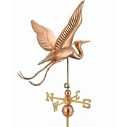 Blue Heron Estate Weathervane - Polished Copper