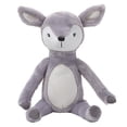 thumbnail image 1 of Dwell Studio Sweet Fawn Super Soft Plush, Gray/Ivory Deer, 1 of 1
