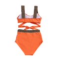 thumbnail image 4 of Sngxgn Swimsuits for Women Print Bathing Suits Strap V Neck Training Tummy Control Swimwear for Summer(Red,XXL), 4 of 4