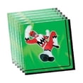 thumbnail image 3 of Power Rangers Birthday Party Supplies Bundle includes 32 Lunch Paper Napkins and 1 Dinosaur Sticker Sheet, 3 of 3