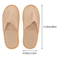 thumbnail image 2 of TABLETREANDS 1Par Zapatillas Desechables Para Uso Interior Cómodas Y Antideslizantes En Color Amarillo, 2 of 8