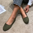 thumbnail image 6 of Sngxgn Women s Flats Breathable Comfort Slip-on Light Weight Walking Shoes(Green,42), 6 of 6