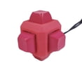 thumbnail image 2 of Tactile Feedback Fidget Toy, Keyboard Key Clicker Toy, Desk Decompression Gadget, Keyboard Fidget Toys Adults 6-In-1 Fidget Keyboard Clicker Cube Sensory Toys for Anxiety Stress Relief, Red, 2 of 5