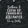 thumbnail image 4 of Inktastic Future Lawyer Like Daddy Boys or Girls Toddler T-Shirt, 4 of 5