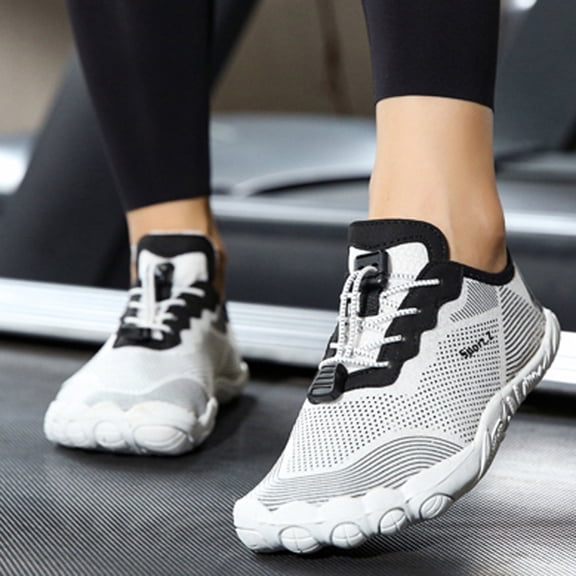 GrmtClth Flexible Zero Drop Barefoot Hiking Shoes Mens Womens Minimalist Athletic Trainers Wide Toe Box Sneakers, Lightweight Cross Training Trail Walking Running Footwear White (US/11)