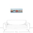 thumbnail image 3 of Creative Products Colorful Boats 36 x 12 Canvas Wall Art, 3 of 5