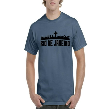 Rio Skagit Short Head - Rio De Janeiro Brazil Men's Short Sleeve T-Shirt