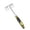 E, variant on Five-Tooth Garden Rake for Weeding and Soil Loosening Heavy Duty Iron Hand Tool with Non-Slip Handle for Planting and Yard Maintenance