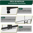 thumbnail image 4 of Corral plegable de 6 paneles con puerta para perros pequeños y medianos corral interior para camping patio 100x50x60 cm medio, 4 of 7