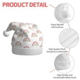 thumbnail image 4 of Fuzoiu Rainbow Print Santa Hat Christmas Hat for Adults,Santa Hats with Pompom, Unisex Xmas Holiday Hat for Christmas New Year Festive Party Supplies, 4 of 6