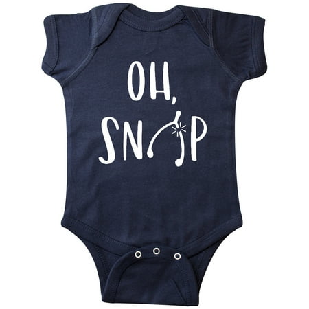 

Inktastic Oh Snap Funny Thanksgiving Wishbone Gift Baby Boy or Baby Girl Bodysuit