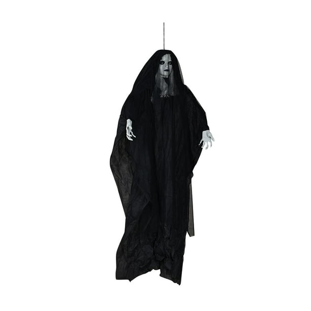 colgantes para Halloween, decoraciones de Halloween, disfraz portátil, iluminación para césped, vacaciones, casa embrujada, decoración de negro
