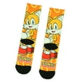 thumbnail image 7 of Sonic The Hedgehog Tails Character And Gold Rings Sublimation Crew Socks, 7 of 7