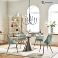 thumbnail image 2 of Homylin Set 2 Sillas de Comedor Silla Terciopelo recepción Juego de 2 de Moderno con Metal Piernas para Sala de Estar,Cocina,Comedor, Cactus, 2 of 7