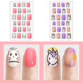 thumbnail image 2 of Kit Laza de 120 puntas de uñas postizas a presión para niñas, arte animal, 2 of 6
