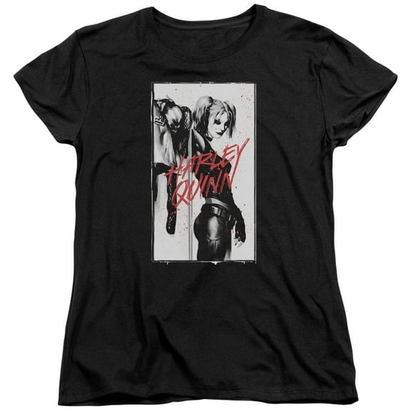 Batman Inked Quinn S/S Women's T-Shirt Black