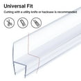 thumbnail image 6 of AmazerBath Side Seal Strip Shower Installation Kit for Shower Door 1/2 Inch Glass - 78.75 Inches (15.75 Inches x 5), 6 of 8