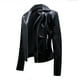thumbnail image 1 of Chaquetas de Cuero Para Mujer, Abrigos, Abrigos Cálidos de Manga Larga, Parkas Finas de Invierno, Abrigo Sin Capucha de Imitación Odeerbi ODB173068, 1 of 9