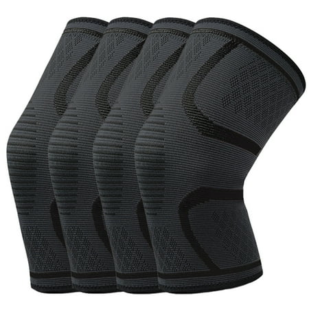 

Elbourn Knee Brace Knee Compression Sleeve Knee Pads for Men & Women Knee Support for Meniscus Tear ACL Work Out (2-Pair )