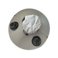 thumbnail image 1 of Sombrero de ala ancha para exteriores, para pesca, playa, con 2 ventiladores solares, ligero gris claro, 1 of 9