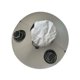 thumbnail image 1 of Sombrero de ala ancha para exteriores, para pesca, playa, con 2 ventiladores solares, ligero gris claro, 1 of 9