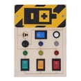 thumbnail image 3 of LED Light Switch Toy, Educational Portable Color Recognition Interesting Lightweight Light Up Sensory Board  For Girls For Travel, 3 of 8