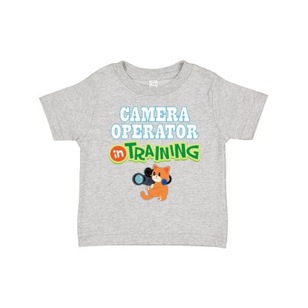 

Inktastic Future Camera Operator in Training Gift Toddler Boy or Toddler Girl T-Shirt