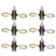 thumbnail image 3 of 20PCS Fence Insulator Screw Galvanized Steel and Polypropylene with Two Way Hook Fence Ring Insulator for Pasture, 3 of 5