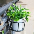 thumbnail image 2 of ORUYROP WAQIAGO Hanging Planters Basket,Hanging Railing Planters Flower Pot Holders,Plant Iron Racks Over The Rail Fence for Patio Balcony Porch(3), 2 of 7