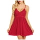 thumbnail image 1 of Damen Uniform Sexy Dessous Sexy VNeck Women's Homewear Solid Color Nightwear Women's Sleepwear Lace Nightgown (Size XXL) (Size XL), 1 of 3