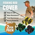 thumbnail image 2 of XUCP-Fishing Rod Cover/Rod Sleeve/Rod Sock (2-Pack)/Flat or Pointed End/Spinning or Casting Rods, 2 of 4