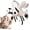 Cute Mosquito, variant on Flutterbloom Rechargeable Flapping Butterfly Cat Toy, Interactive Cat Toy with 3 Flapping Motion Modes, Soft Plush Butterfly Toy with Adjustable Hanging Cord for Indoor Cats and Small Pets