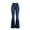 Blue, variant on Prolriy Bell Bottom Jeans for Women Wide-Legged Women Denim Pants Casual Classic High-Waist Teenagers Pants Flare Womens Jeans Womens Pants Blue M