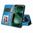 thumbnail image 5 of Funda tipo cartera GANGXUN para OPPO Find X6 , diseño girasol, cuero PU, soporte, cierre magnético, tarjetero, 5 of 5