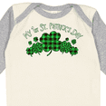 thumbnail image 4 of Inktastic My 1st St. Patrick's Day with Plaid Shamrocks Boys or Girls Long Sleeve Baby Bodysuit, 4 of 5