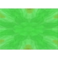thumbnail image 1 of Ahgly Company Indoor Rectangle Patterned Lime Green Area Rugs, 5' x 7', 1 of 6