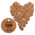 thumbnail image 3 of Shisuyan 200pcs Paper Labels Circle-shaped Blank Hanging Tags Gift Tags Thank You Printed Tag For Diy, 3 of 9