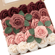 thumbnail image 1 of Rosas Artificiales Decoración Fiesta De Boda Flor 8 Cm 25pcs Xtellar multicolor, 1 of 3