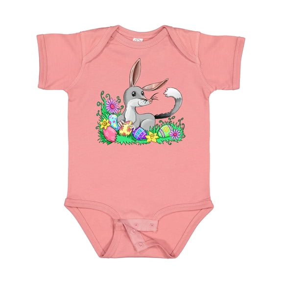 Inktastic Easter Bilby with Eggs and Flowers Boys or Girls Baby Bodysuit