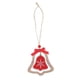 thumbnail image 2 of Ornamentos de Árbol de Navidad perfecl Colgante Campana roja Decoración del árbol de navidad, 2 of 8