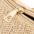 thumbnail image 3 of Moda Crossbody Bolso Solid Color Straw Woven Bolso elegante Bolso de hombro, 3 of 5