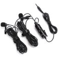 thumbnail image 5 of SL2 Lavalier micrófono doble clip de corbata portátil mini micrófono de audio conector de 3,5 mm para PC, 5 of 5